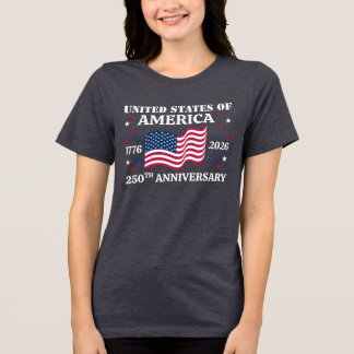 T-shirt En Tri-matière USA 250th Anniversary 4th Of July