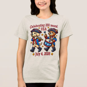 T-shirt En Tri-matière USA 250th Anniversary Souvenir - Patriotique