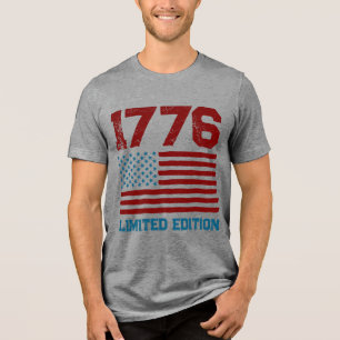 T-shirt En Tri-matière USA America Drapeau modifiable Personnalisé Texte