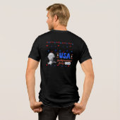 T-shirt En Tri-matière USA Independence Day (Verso intégral)