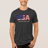 T-shirt En Tri-matière USA Votre Voix Votre Vote Élection Politique Homme (Recto)