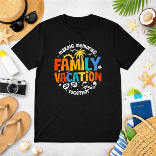T-shirt En Tri-matière Vacances de Famille sur Mesure 2026, Voyage de Fam