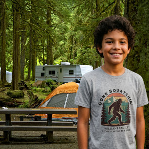 T-shirt En Tri-matière Vacances en famille drôles de BigFoot disparu en f