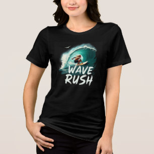 T-shirt En Tri-matière Vague