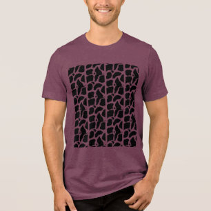 T-shirt En Tri-matière Vagues Abstraites de sérénité