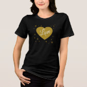 T-shirt En Tri-matière Valentine’s Heart Graphic Designed (Recto)