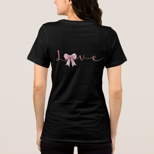 T-shirt En Tri-matière Valentine's Bow 2 (Verso)