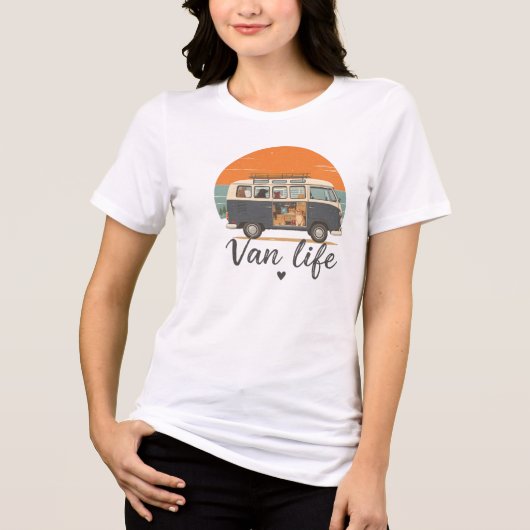 T-shirt En Tri-matière Van Life Adventure PawsT-Shirt (Recto)