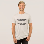 T-shirt En Tri-matière Végétarien Funny Carnivore Steak de boeuf (Recto plein)