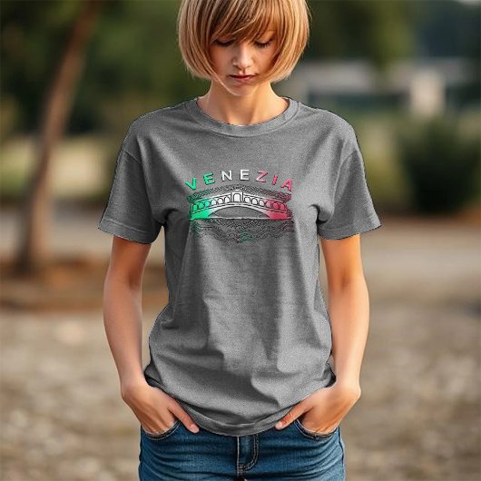 T-shirt En Tri-matière Venezia Rialto Bold Lines Femmes