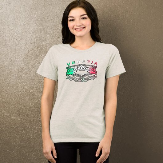 T-shirt En Tri-matière Venezia Rialto Bold Lines Femmes