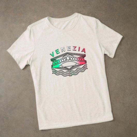 T-shirt En Tri-matière Venezia Rialto Bold Lines Femmes