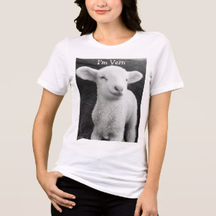 T-shirt En Tri-matière Vern l'agneau viral Énergie émotionnelle confortab