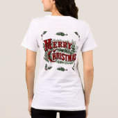 T-shirt En Tri-matière Vert 1876 Joyeux Noël (Verso)