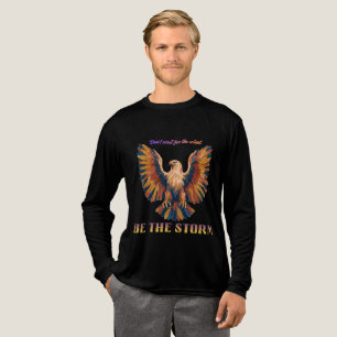 T-shirt En Tri-matière Vêtement de rue graphique motivant Eagle Storm
