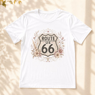T-shirt En Tri-matière Vêtements de la Route Mère Florale Boho