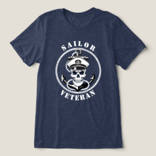 T-shirt En Tri-matière Vétéran de la Marine Militaire Ancre Flotte