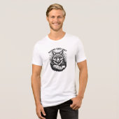 T-shirt En Tri-matière Vibes d'âme sauvage - Renard dessiné à la main (Recto plein)
