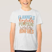 T-shirt En Tri-matière Vibes d'automne amusantes (Recto)