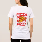 T-shirt En Tri-matière Vibes de découpe uniquement | Amusant Pizza Lover (Verso)