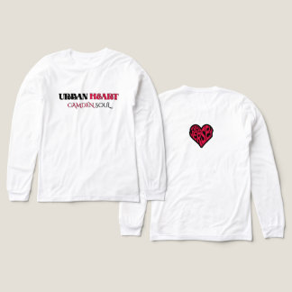 T-shirt En Tri-matière VIBES DE L'EST, CŒUR URBAIN, Manches longues rose