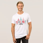 T-shirt En Tri-matière Vibes de Noël - Festive Tree Design (Recto plein)