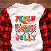 T-shirt En Tri-matière Vibes de Noël Jolly Retro