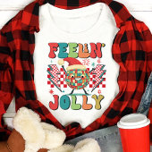 T-shirt En Tri-matière Vibes de Noël Jolly Retro