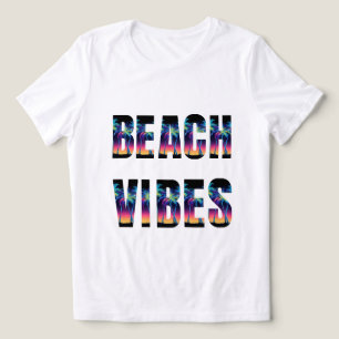 T-shirt En Tri-matière Vibes de plage pour femmes