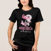 T-shirt En Tri-matière Vibes Flamant rose uniquement Flamant rose rose bl (Recto)