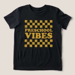 T-shirt En Tri-matière Vibes maternelles Premier jour de l'école