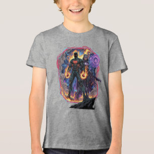 T-shirt En Tri-matière Vibrant Guerrier de Fantasy à Double Puissance pou