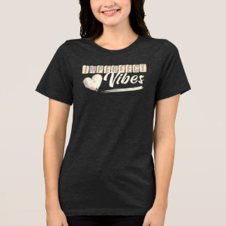 T-shirt En Tri-matière Vibrations Imparfaites – Esthétique Rétro Minimali
