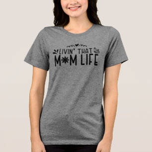 T-shirt En Tri-matière Vie de cette mère vie - Joyeuse maternité