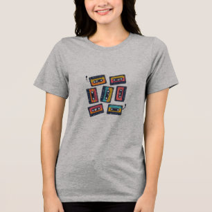 T-shirt En Tri-matière Vieux cassettes