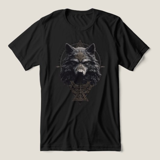 T-shirt En Tri-matière Viking Wolf  Fenrir T Shirt (Design Recto)