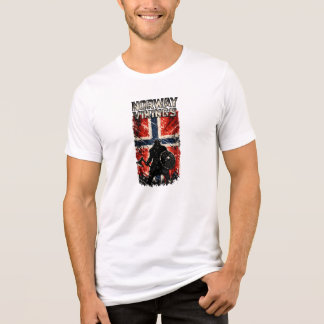 T-shirt En Tri-matière Vikings de Norvège – Guerrier Viking Drapeau de la