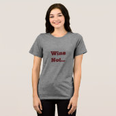 T-shirt En Tri-matière Vin Pas (Recto plein)