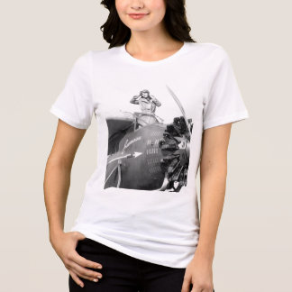 T-shirt En Tri-matière Vintage Female Aviator – Fearless Woman Pilot, 192