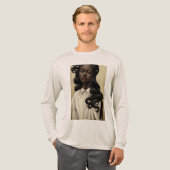 T-shirt En Tri-matière Vintage Onyx (Recto complet)