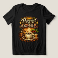 Vintage Propulsé par le Café – Design Rétro pour A