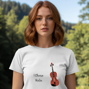 T-shirt En Tri-matière Violon acoustique
