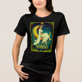 T-shirt En Tri-matière Virgo Maiden assis sur Crescent Moon (Recto)