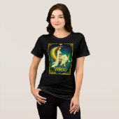 T-shirt En Tri-matière Virgo Maiden assis sur Crescent Moon (Recto plein)