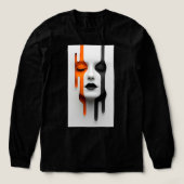 T-shirt En Tri-matière Visage Bicolore (Motif devant)