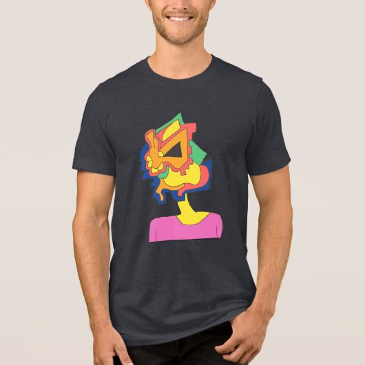 T-shirt En Tri-matière Visage de lapin (Recto)