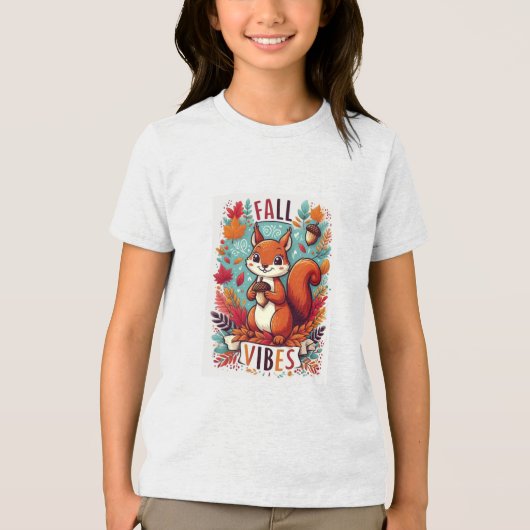 T-shirt En Tri-matière Vives Automne 12 Chemise Tri-Blend (Recto)