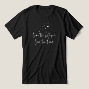 T-shirt En Tri-matière Vivez l'Amour magique la tendance baguette & étinc