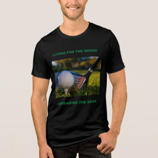 T-SHIRT  EN TRI-MATIÈRE VIVRE POUR LE VERT, REDOUTER LE TRAVAIL DE BUREAU 