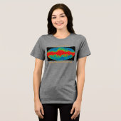 T-shirt En Tri-matière Voile Galaxy Voie Lactée sur l'univers WMAP (Recto plein)